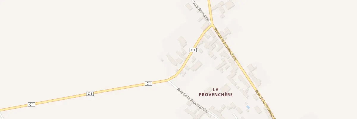 Plan du 67 La Provenchere à Huêtre
