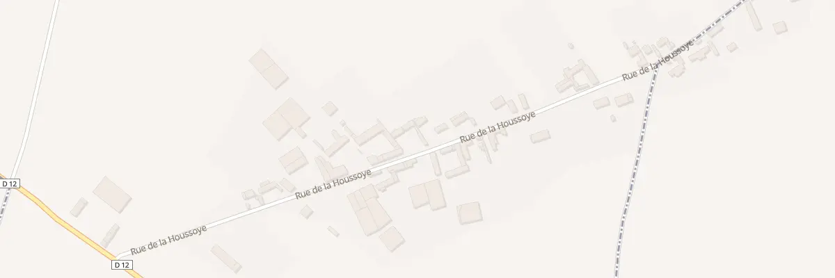 Plan du 34 Rue de la Houssoye à Argoules