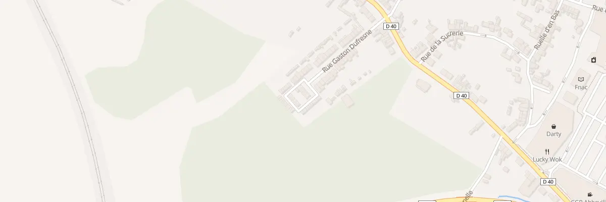 Plan du 37 Rue Gaston Dufresne à Abbeville