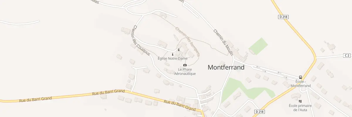 Plan du 55 Rue du Château à Montferrand