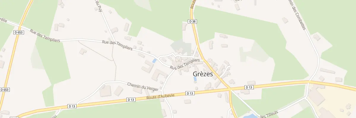 Plan du 5031 Le Bourg à Grèzes