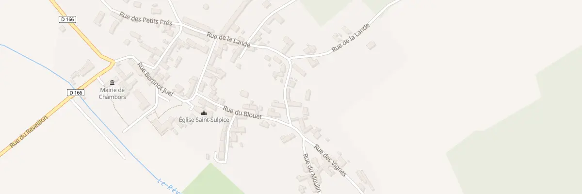 Plan du 5 Rue des Vignes à Chambors