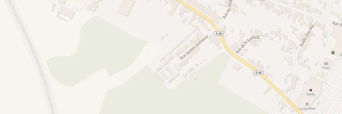 Plan du 38 Rue Gaston Dufresne à Abbeville