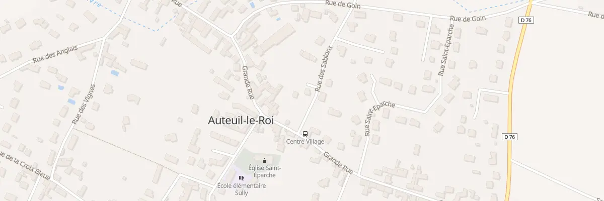 Plan du 26 Rue Grande Rue à Auteuil