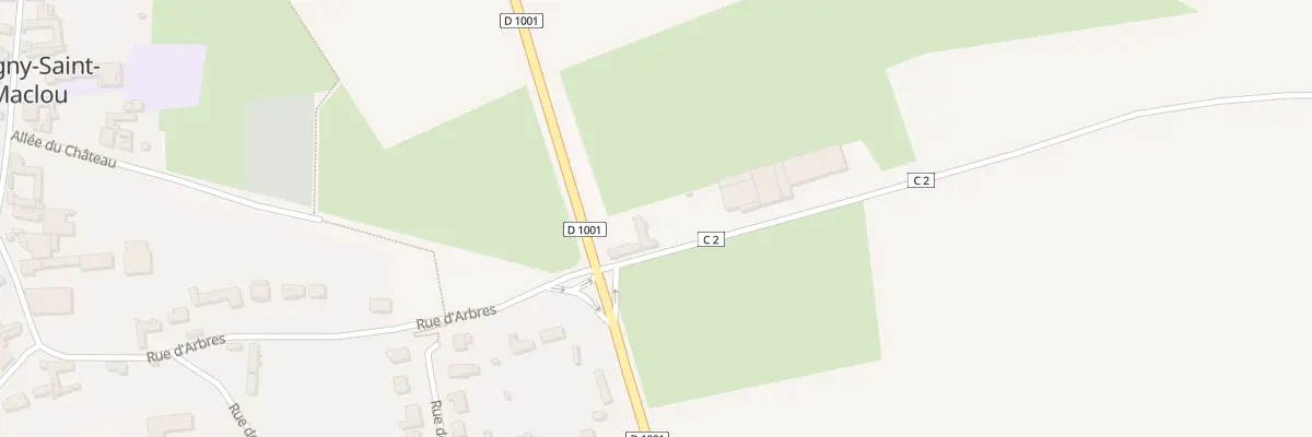 Plan du 20 N Route Nationale à Buigny-Saint-Maclou