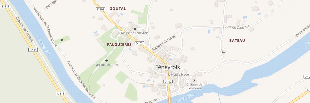 Plan du 5041 Village à Féneyrols