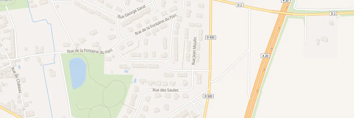 Plan du 1 Rue du Général de Gaulle à Vatan