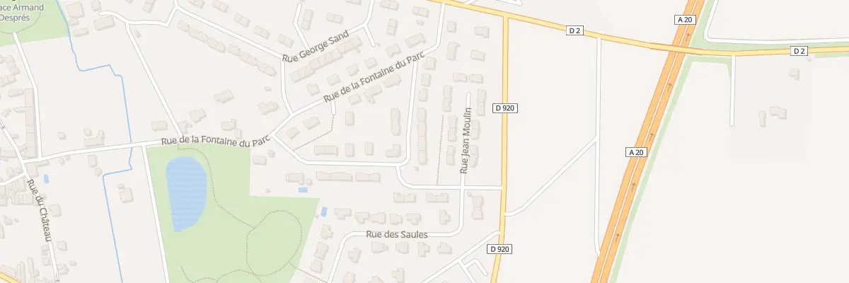 Plan du 3 Rue du Général de Gaulle à Vatan
