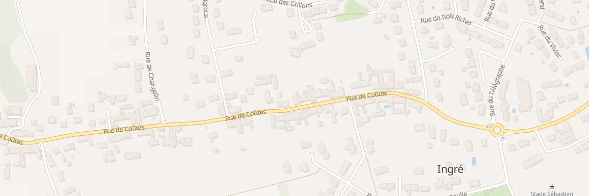 Plan du 70 Rue de Coûtes à Ingré