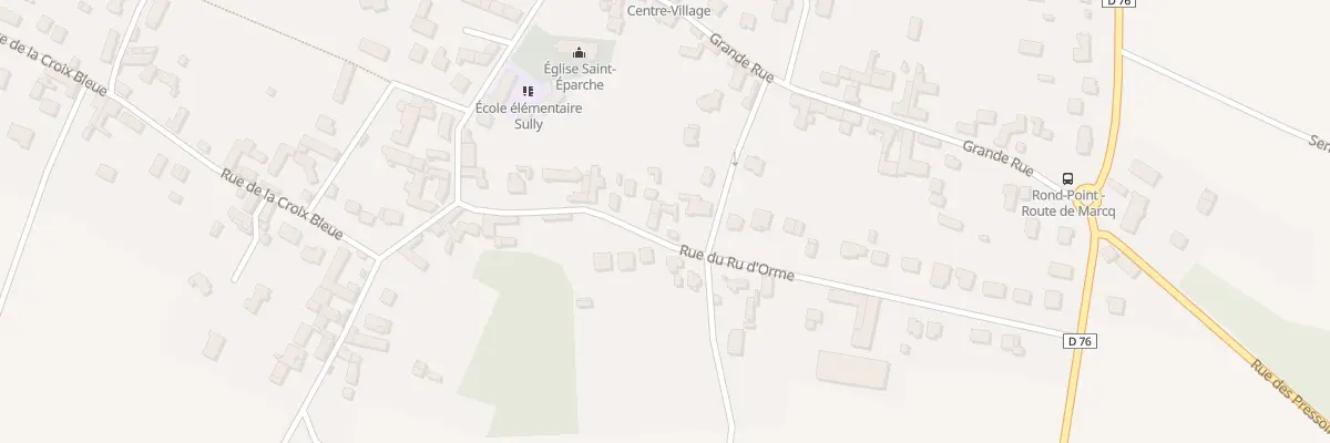 Plan du 11B Rue du Ru d’Orme à Auteuil