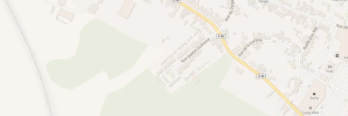 Plan du 36 Rue Gaston Dufresne à Abbeville