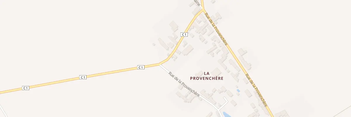 Plan du 42 La Provenchere à Huêtre