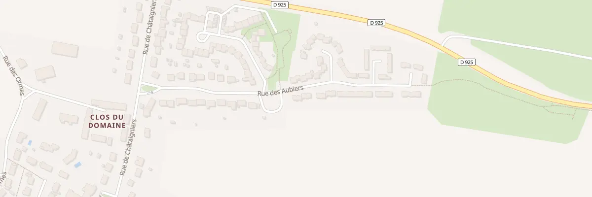 Plan du 24 Rue des Aubiers à Diors