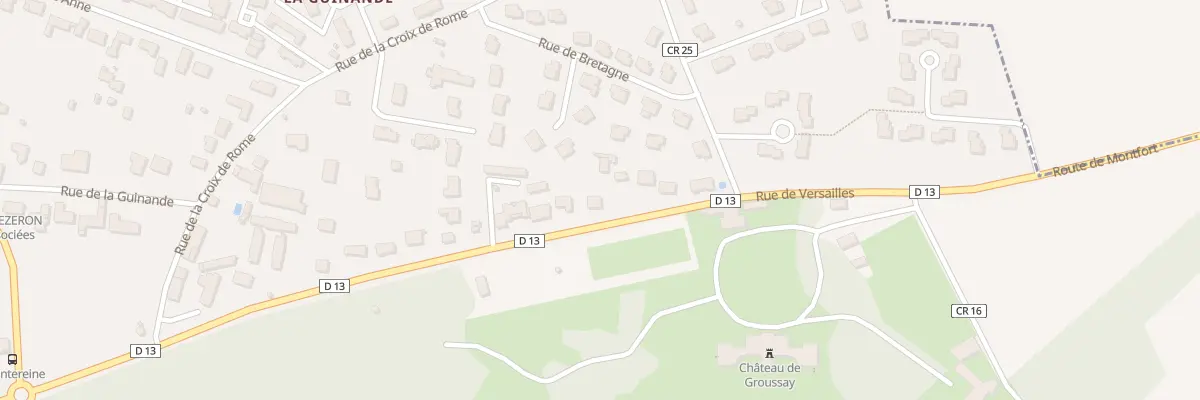 Plan du 61 Rue de Versailles à Montfort-l’Amaury