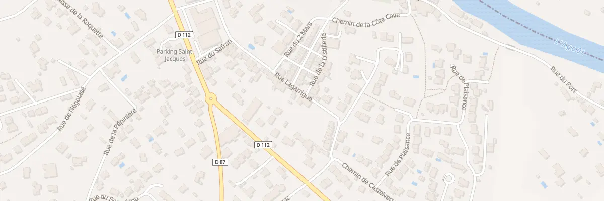 Plan du 36 Rue Lagarrigue à Lavaur
