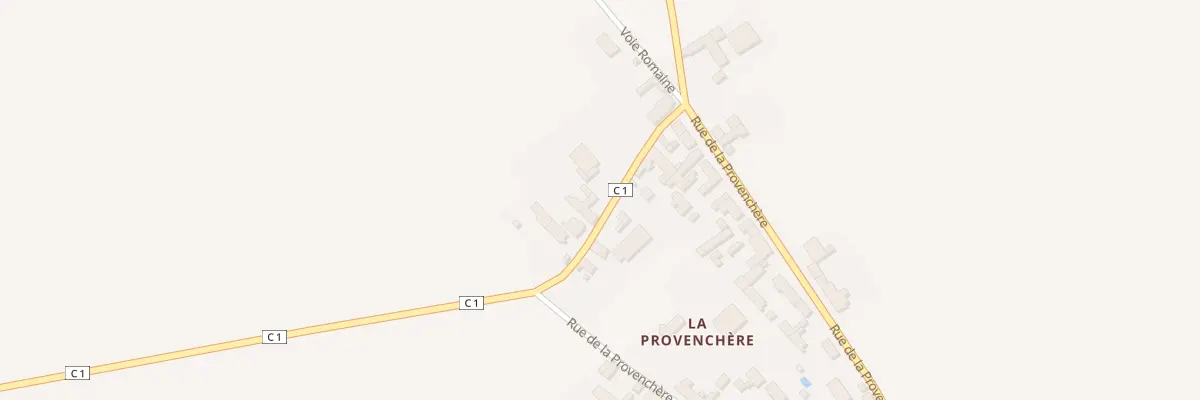 Plan du 77 La Provenchere à Huêtre