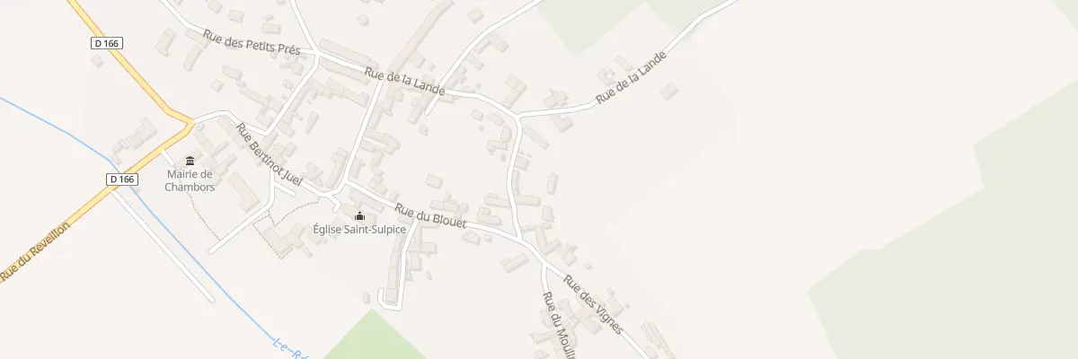 Plan du 7 Rue des Vignes à Chambors
