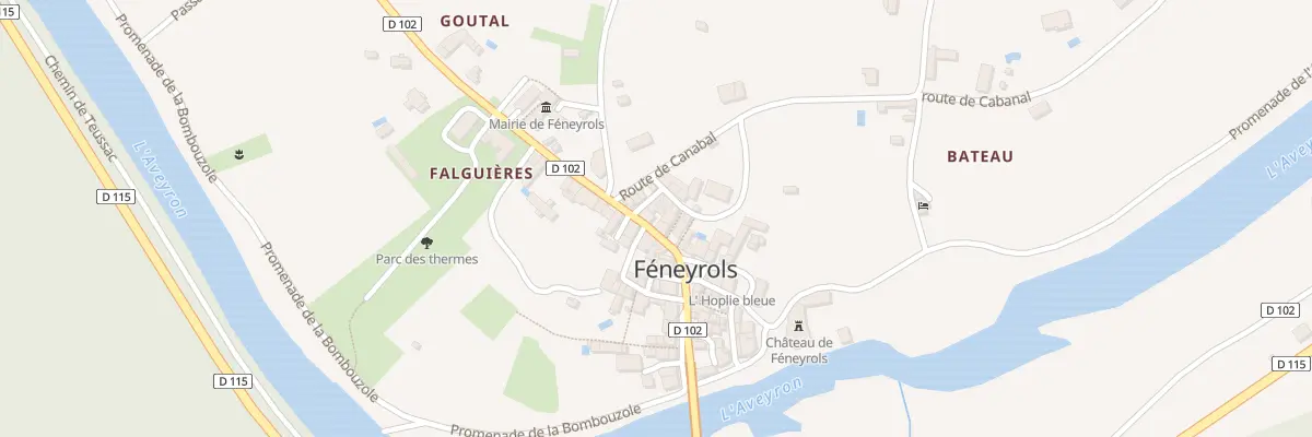Plan du 5048 Village à Féneyrols