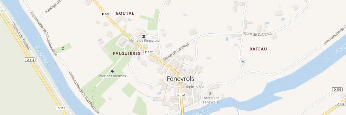Plan du 5043 Village à Féneyrols