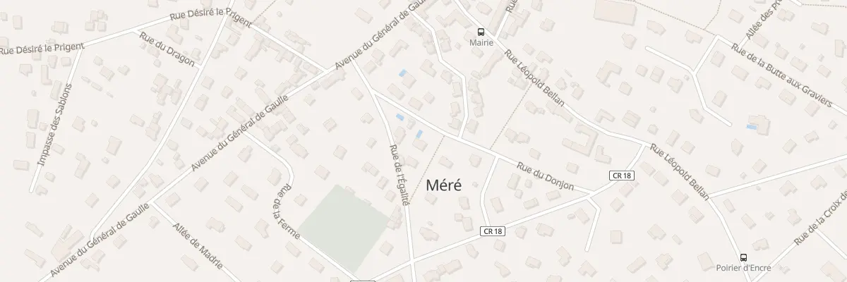 Plan du 2 Rue du Donjon à Méré