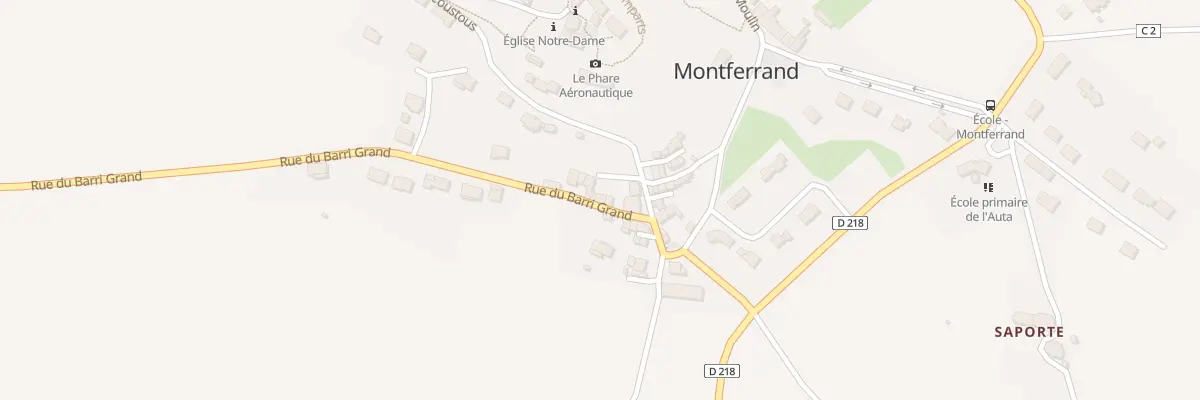 Plan du 10 Rue du Barri Grand à Montferrand