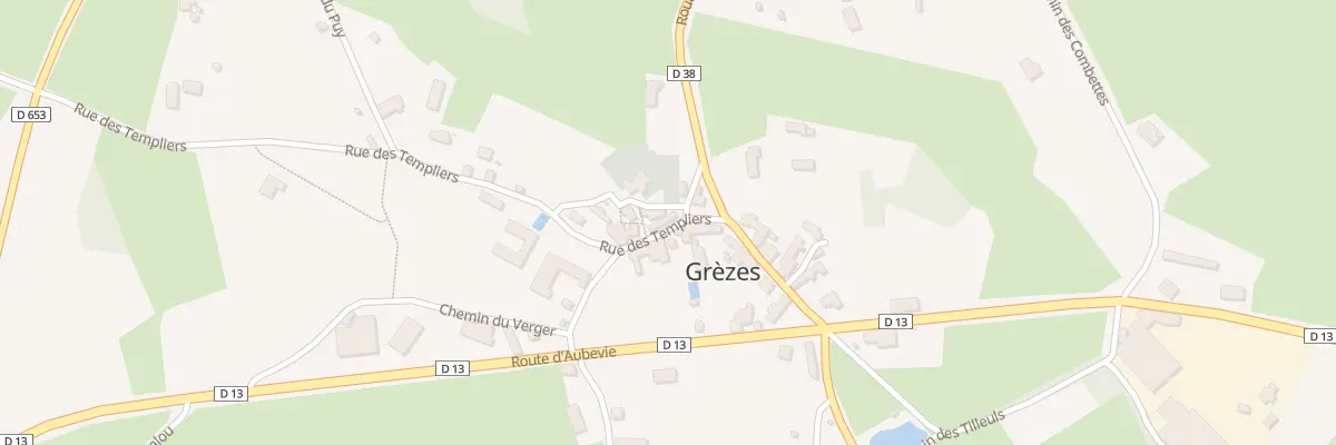 Plan du 5028 Le Bourg à Grèzes