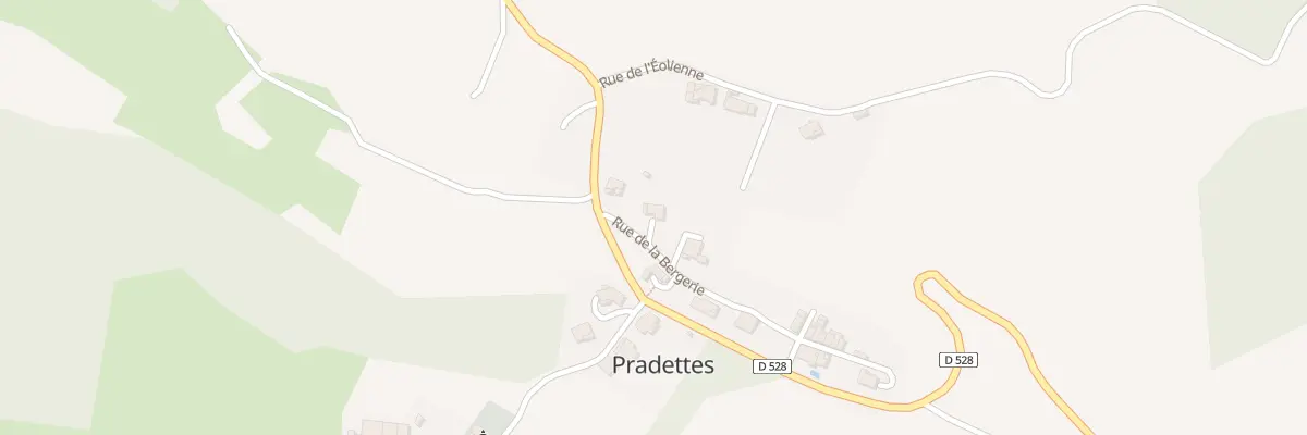 Plan du 17 La Prado à Pradettes