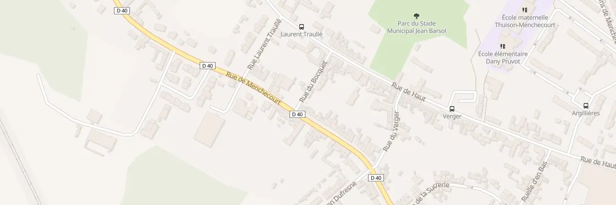 Plan du 108 Rue de Menchecourt à Abbeville