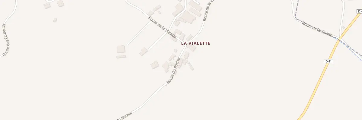 Plan du 5160 La Vialette à Liourdres