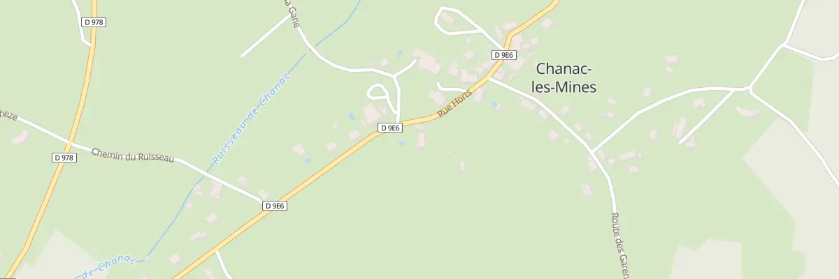 Plan du 8 Rue Horts à Chanac-les-Mines