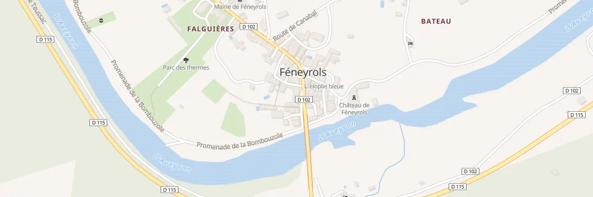 Plan du 5078 Village à Féneyrols