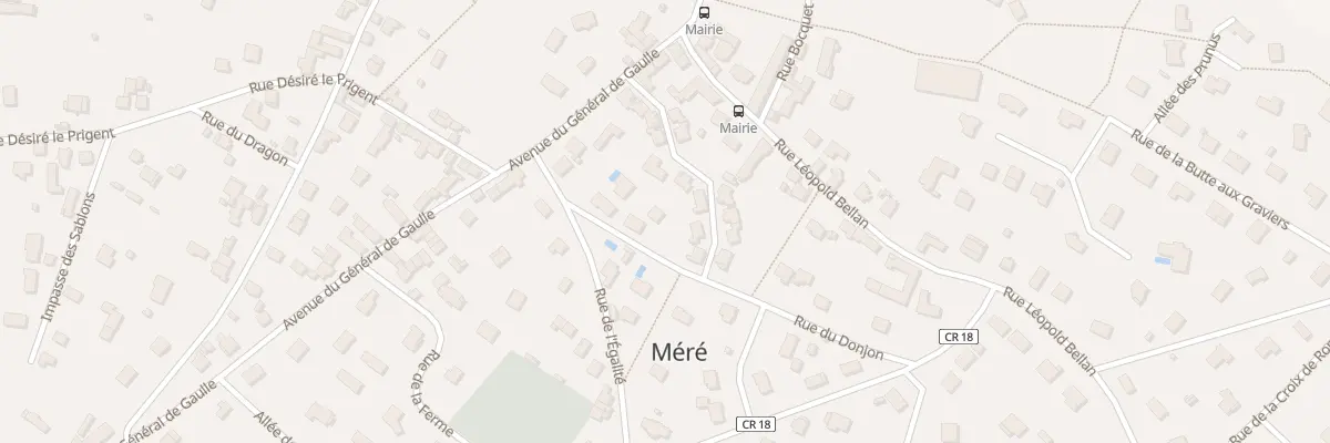 Plan du 5 Rue du Donjon à Méré