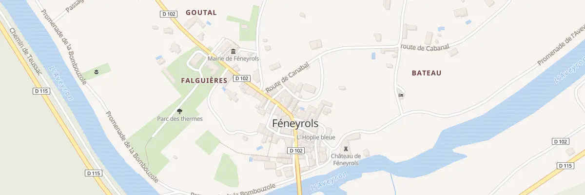 Plan du 5046 Village à Féneyrols