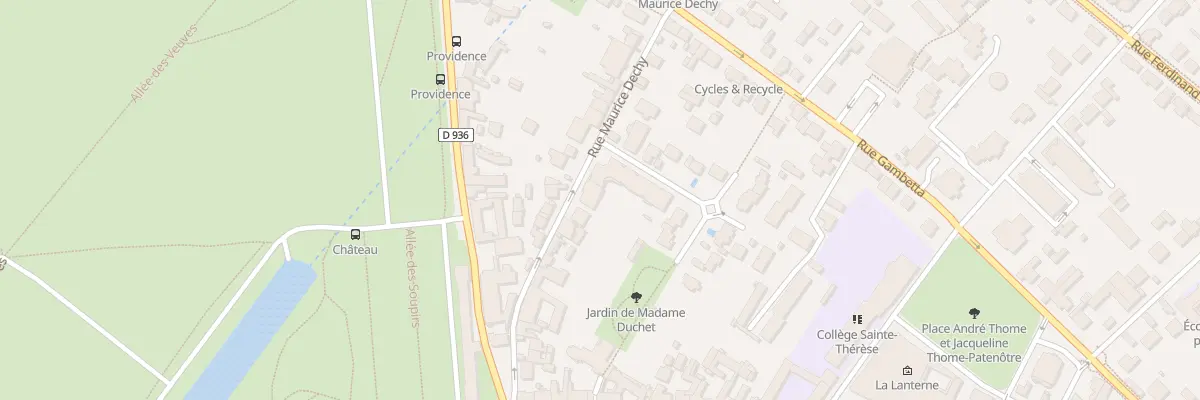 Plan du 6 Rue du Docteur Bergonier à Rambouillet