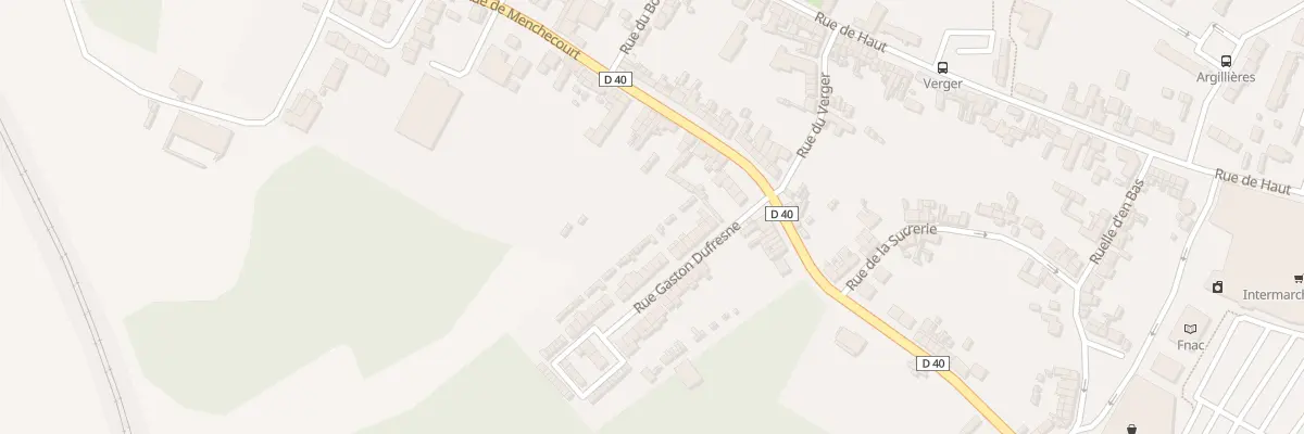 Plan du 109 Rue de Menchecourt à Abbeville