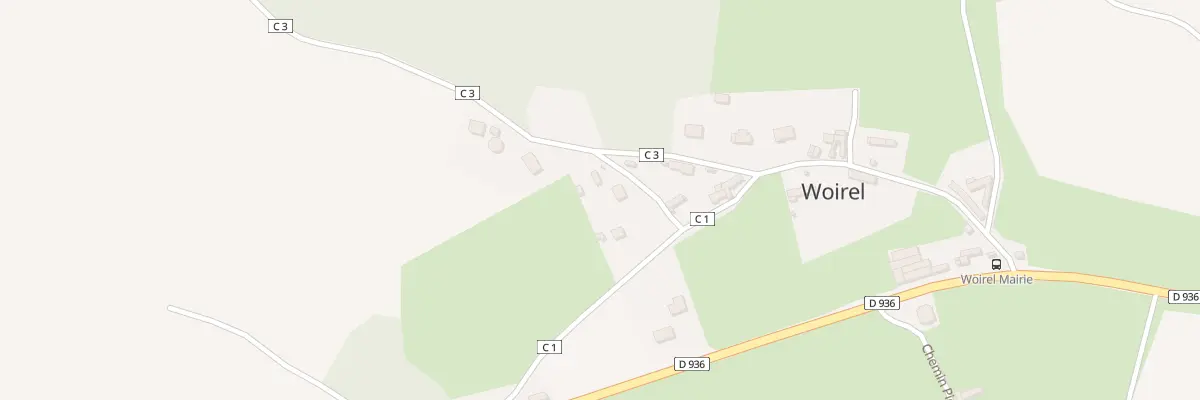 Plan du 5228F Chem Entre les Voies Communale à Woirel