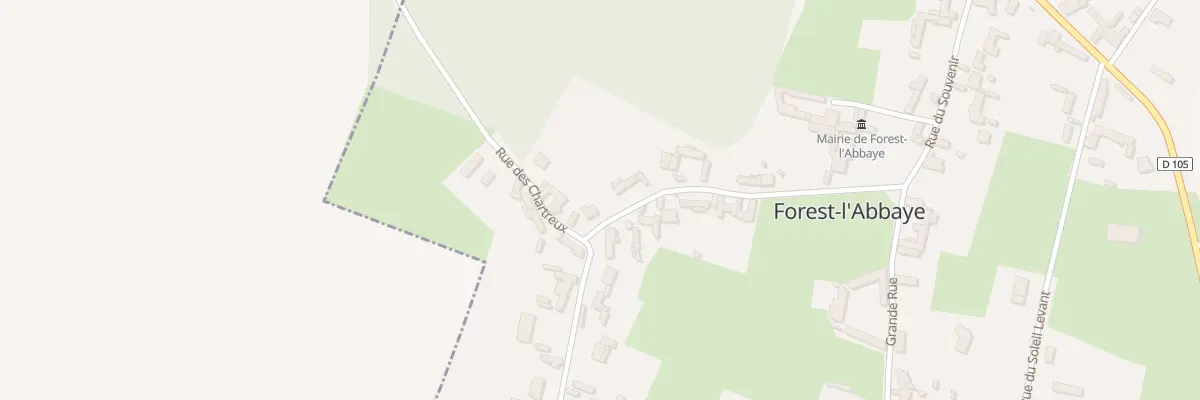 Plan du 240 Rue de la Mairie à Forest-l’Abbaye