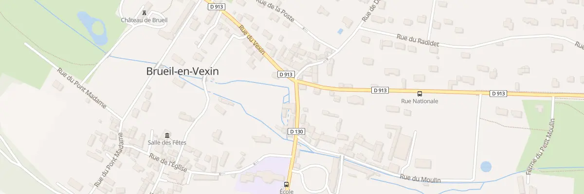 Plan du 33 Rue du Vexin à Brueil-en-Vexin