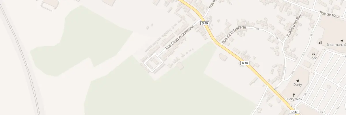 Plan du 25 Rue Gaston Dufresne à Abbeville