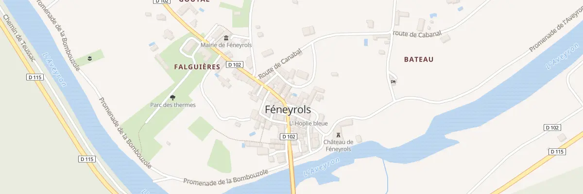 Plan du 5052 Village à Féneyrols