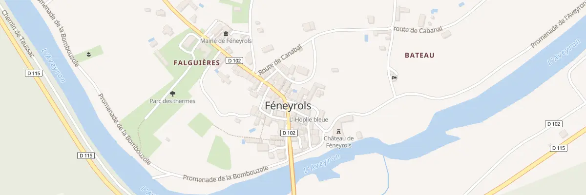Plan du 5053 Village à Féneyrols