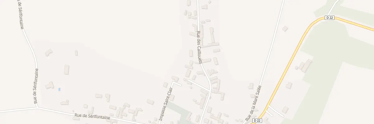 Plan du 15 Rue des Caillouets à Flavacourt