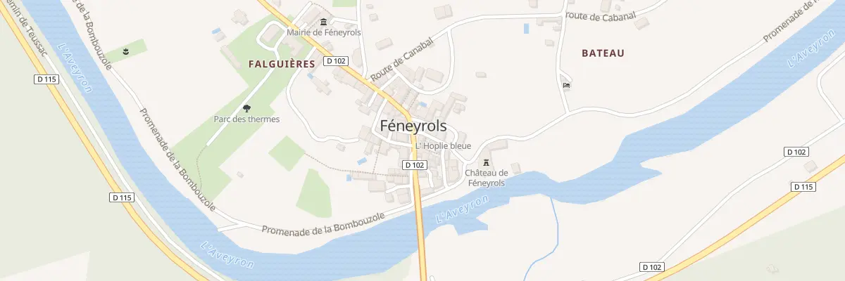 Plan du 5062 Village à Féneyrols