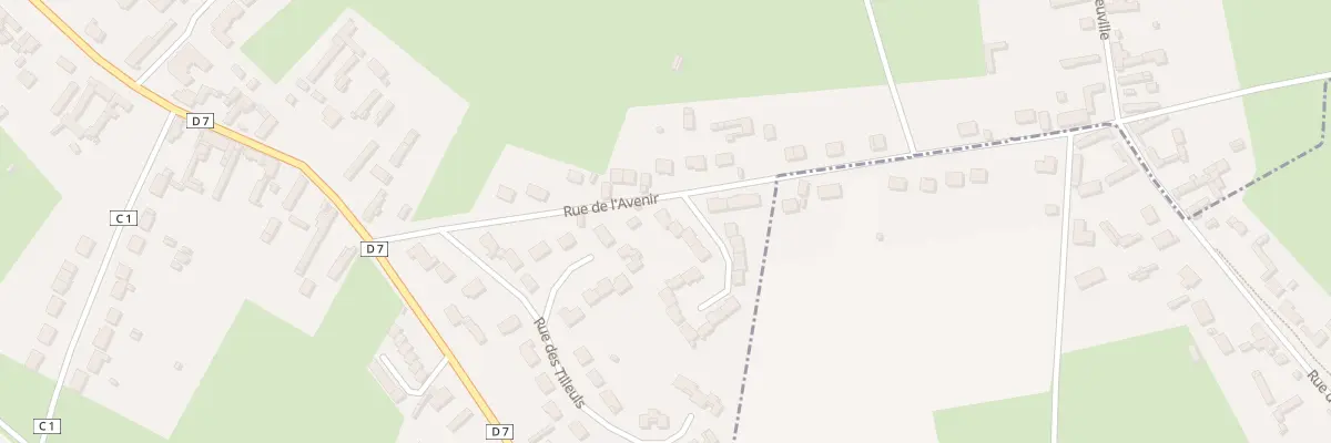 Plan du 2 Rue des Frenes à Moliens