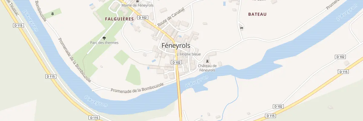 Plan du 5070 Village à Féneyrols