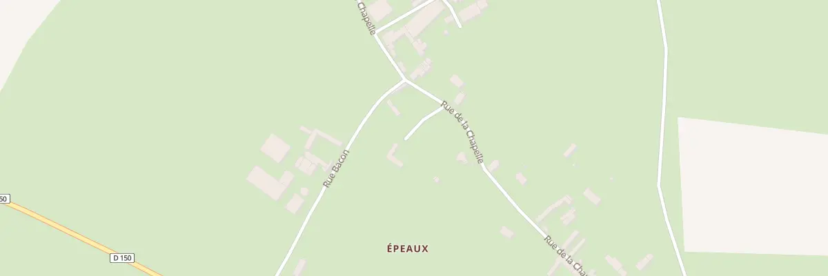 Plan du 9 Rue de la Chapelle (epeaux) à Omécourt