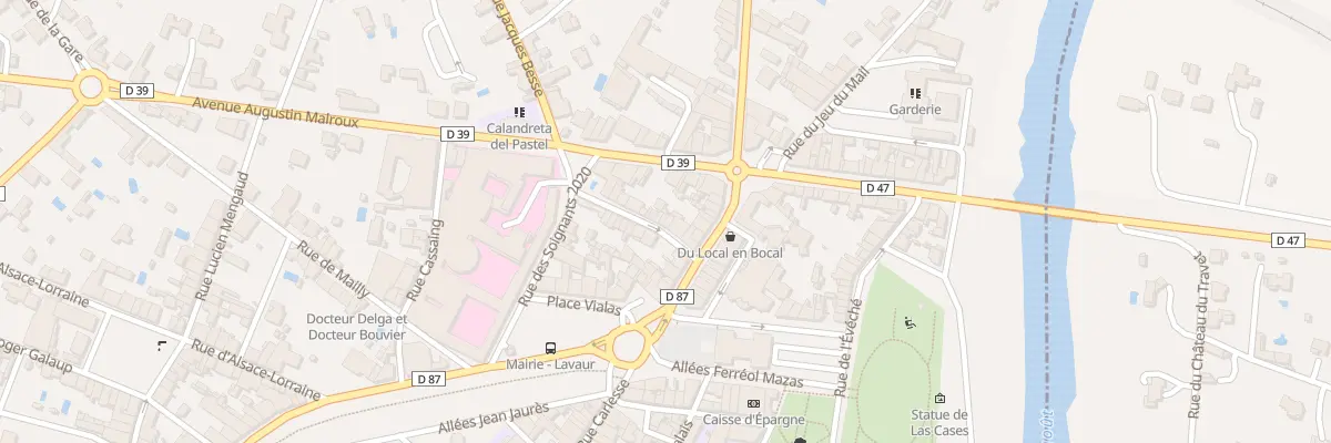 Plan du 10 Rue Sainte-Catherine à Lavaur