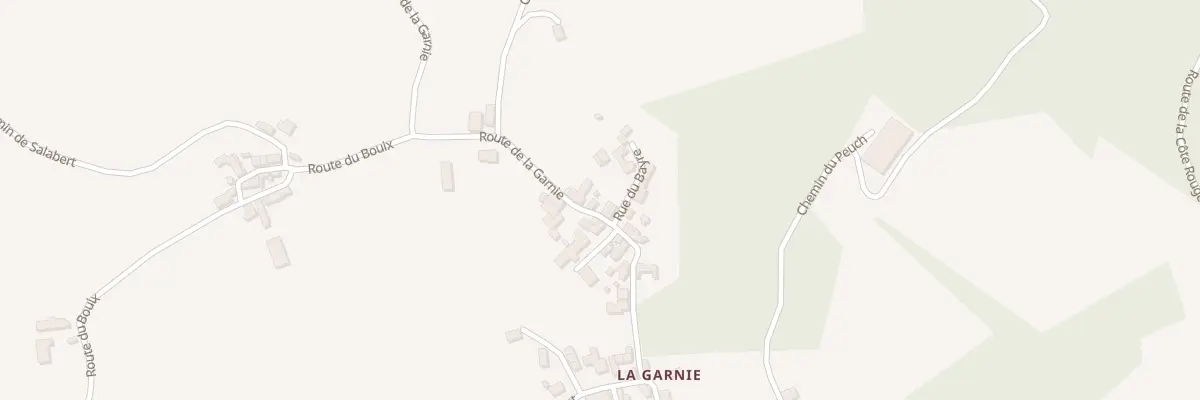 Plan du 1435 Rte de la Garnie à Nonards