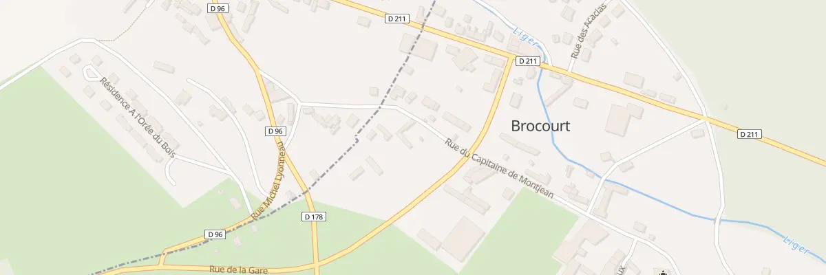 Plan du 3 Rue du Capitaine de Montjean à Brocourt