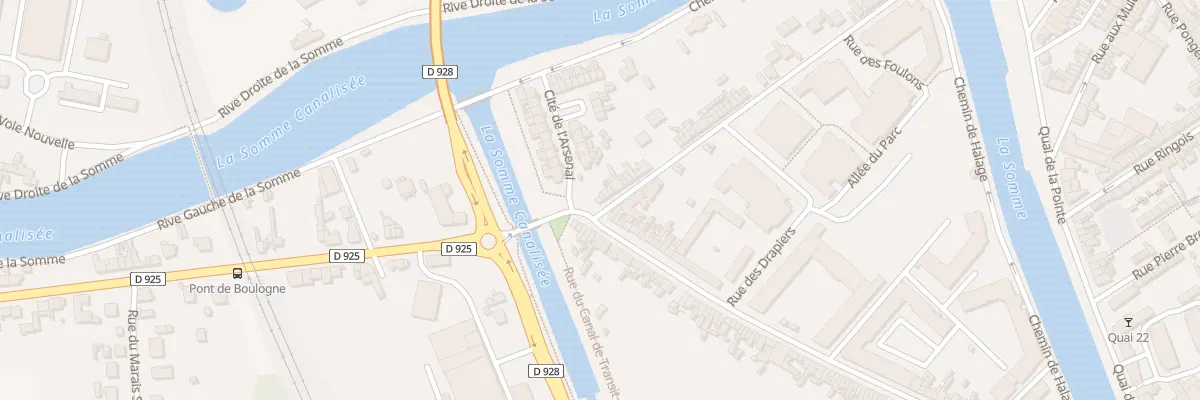 Plan du 1 Rue Louandre à Abbeville